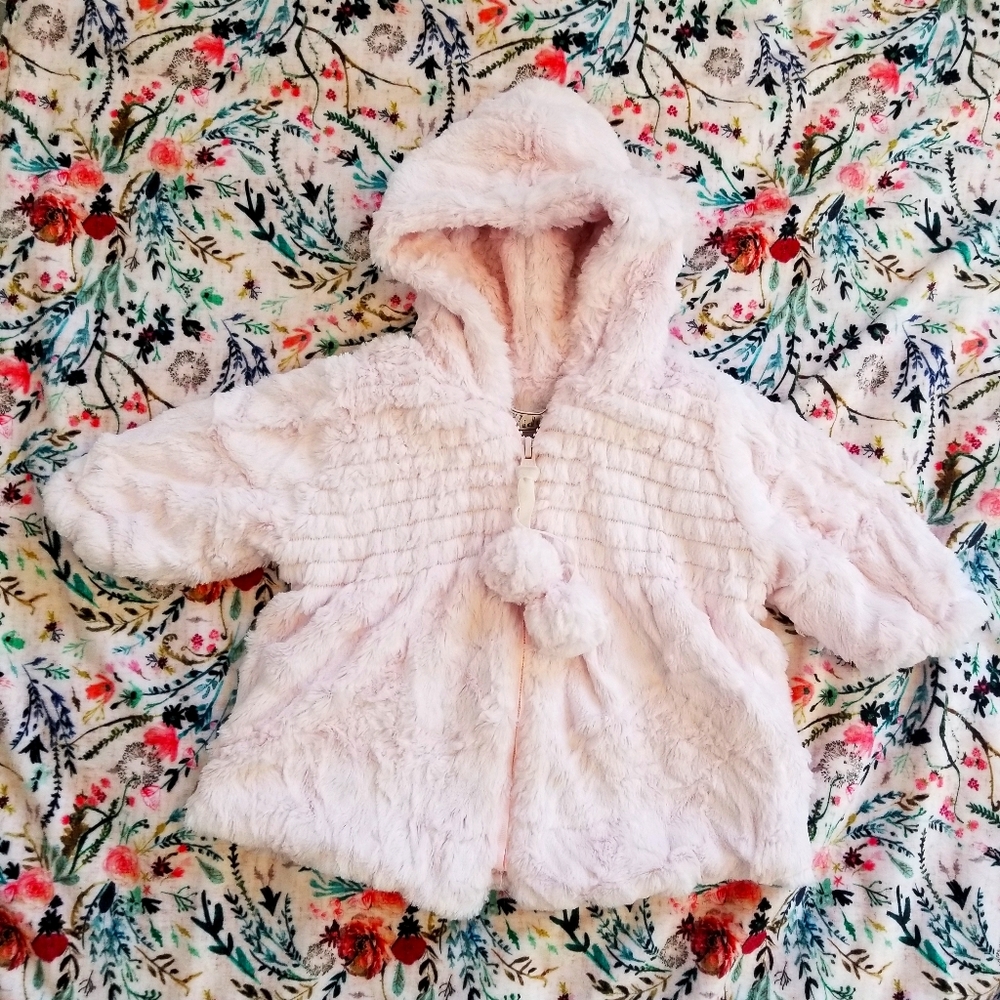 Widgeon Hooded Faux Fur Coat